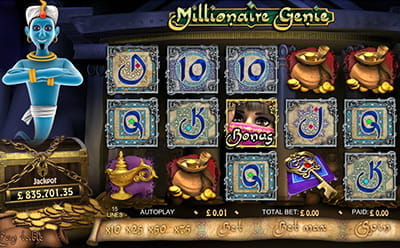 Den progressiven Millionaire Genie Jackpot knacken