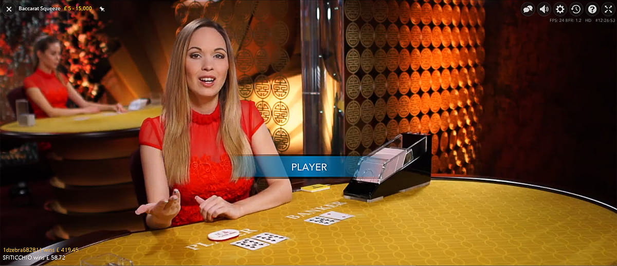 Live Baccarat Squeeze spielen